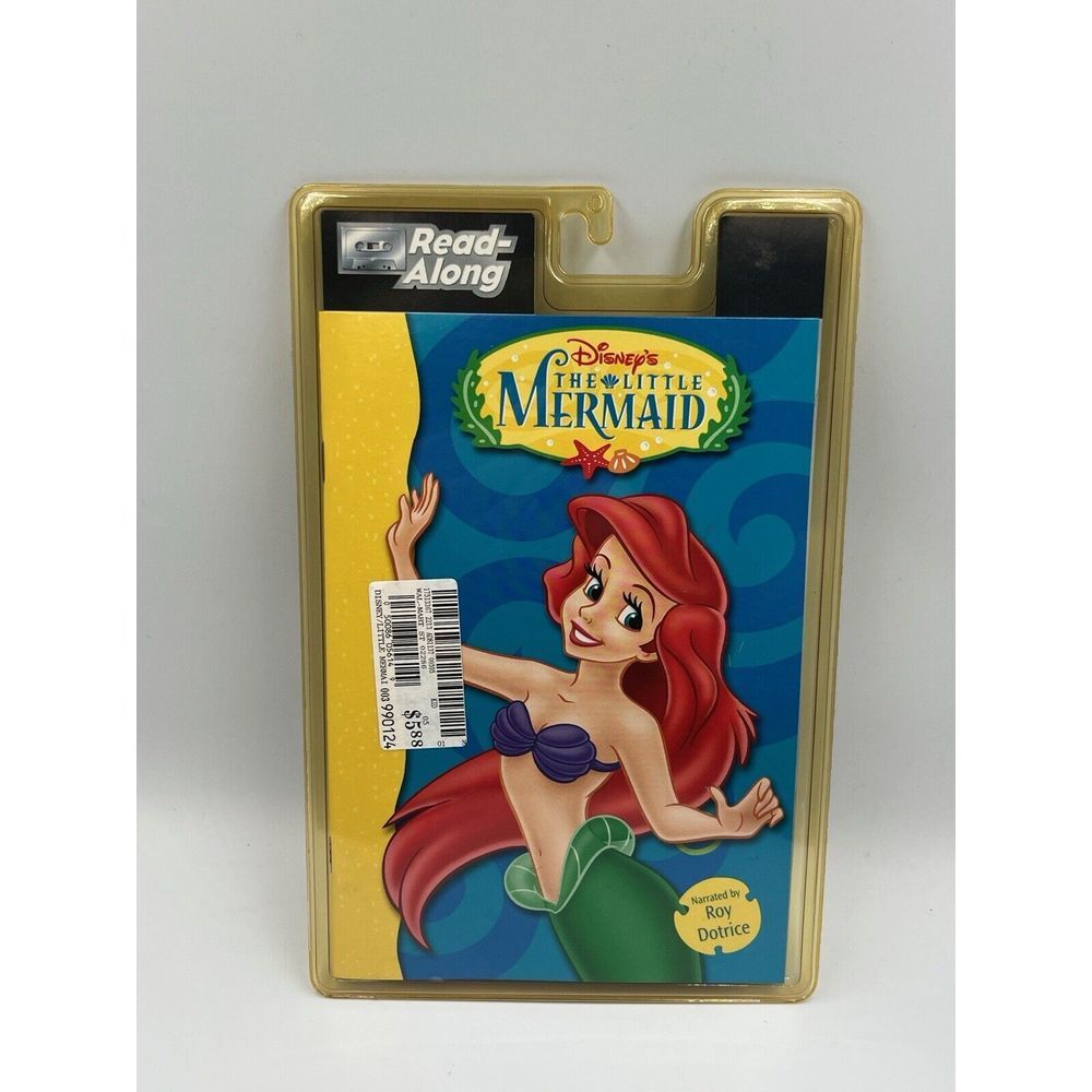 Disney Read Along The Little Mermaid‎ 24 Page Book And Cassette Sealed